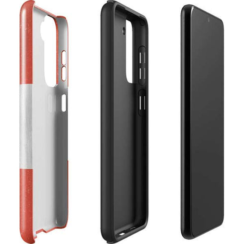 Peru Flag Distressed Galaxy S22 Plus Pro Case